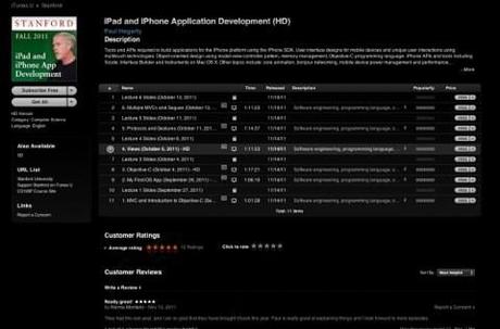 La Stanford University offre un video corso gratuito per sviluppatori