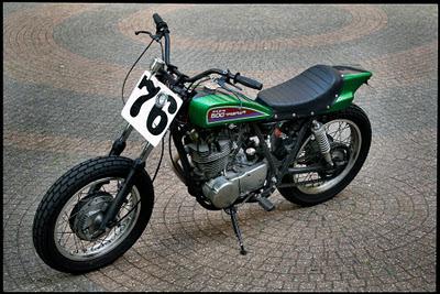 Yamaha SR 500 Dirt Track #76 by Blitz Motorcycles