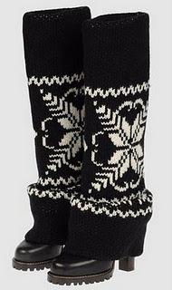 Gli stivali ricoperti di maglia by D