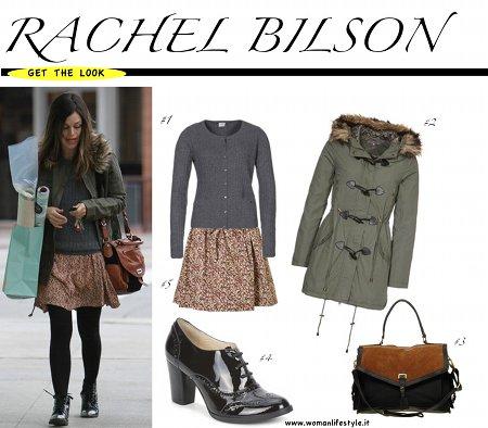 Get the look// Il parka secondo Rachel Bilson