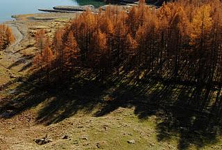 Colori del lago dell'alpe Cavalli.