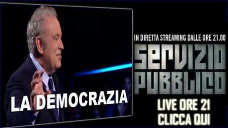 ‘Servizio Pubblico’, stasera si parla di ‘Democrazia’