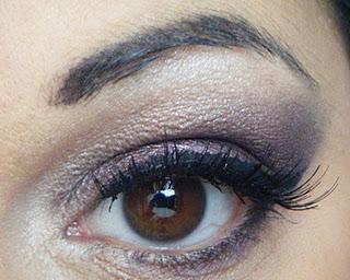 makeup di oggi - viola melanzana