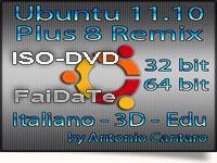 Ubuntu 11.10 Italiano Plus8 - Remix - 3D