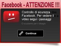 Agli utenti di Facebook fate ATTENZIONE