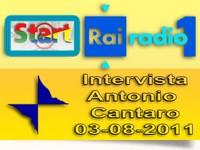 Rai Radio 1 intervista Antonio Cantaro