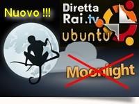 Dirette RAI TV  in Ubuntu senza Moonlight