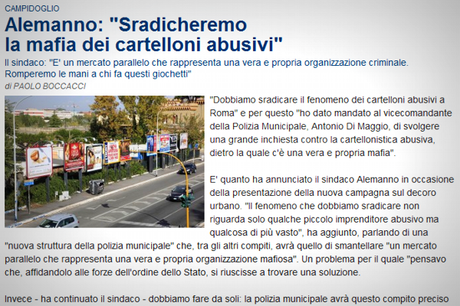 Ipse Dixit: mafia cartellonara