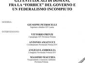 Convegno domani Lauria dell&#8217;Idv sugli enti locali