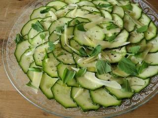 carpaccio di zucchine