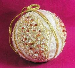 foto palla di natale bianca