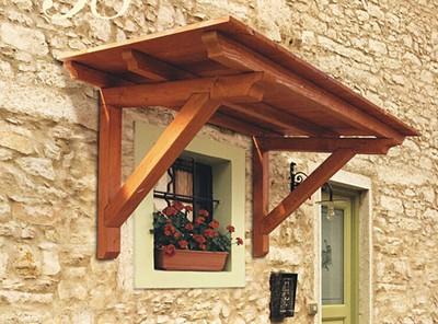 tettoia per abitazione in legno