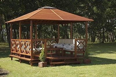 gazebo in legno