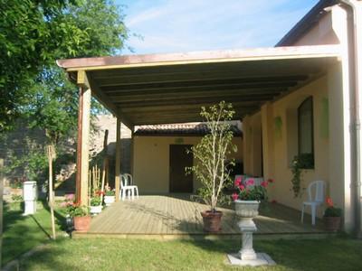 tettoia da giardino in legno