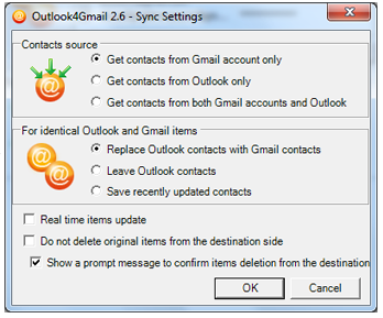 Guida : Sincronizzare Outlook e Gmail Contacts con Outlook4Gmail Addin