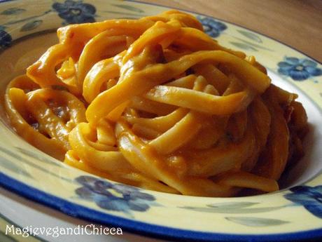 Linguine alla crema di zucca e yogurt