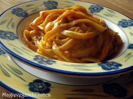 Linguine alla crema di zucca e yogurt