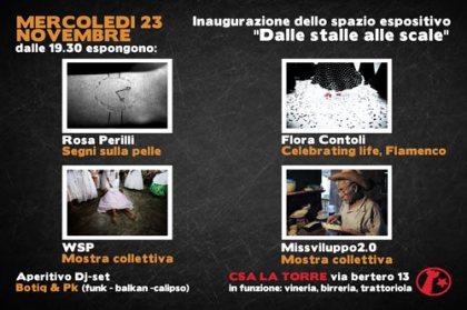 “Dalle stalle alle scale” …Inaugurazione spazio espositivo al csa La Torre Mercoledi 23 Novembre 2011