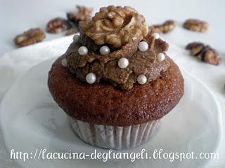 Cupcakes al caffè e noci