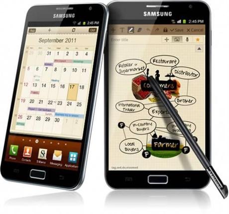 Galaxy Note: Samsung rilascia Android 2.3.6 Gingerbread