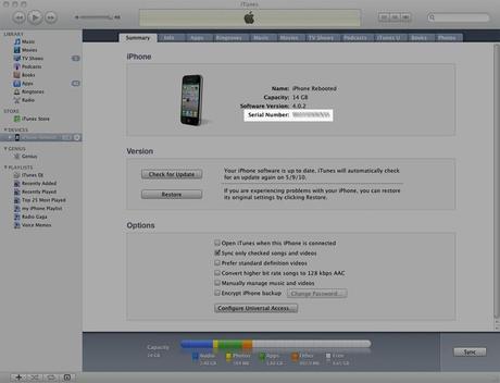 itunes udid serial no Come trovare lUDID di iPhone, iPad e iPod