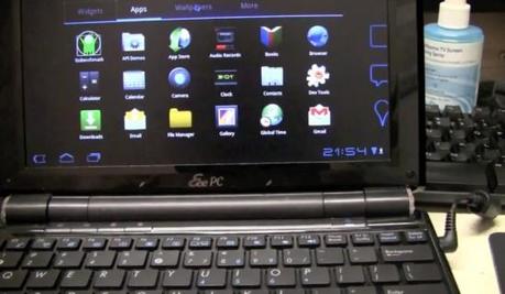 Installare Android 3.2 Honeycomb con Android Market su notebook ASUS e su PC o Laptop