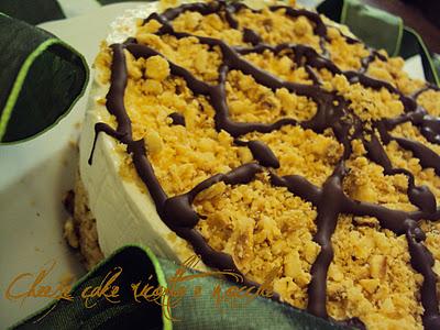 cheese cake di ricotta e nocciole