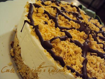 cheese cake di ricotta e nocciole