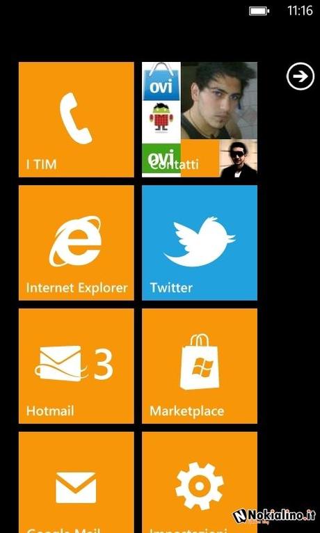 Screen Capturer: screenshot su Nokia Lumia 800 con Windows Phone 7