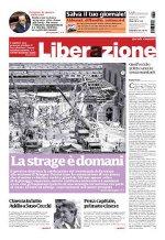 Liberazione - La strage e' domani