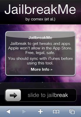 Jailbreak in tutti i dispositivi con JailbreakMe! [Guida]