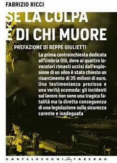 Se la colpa è di chi muore, di Fabrizio Ricci, prefazione di Beppe Giulietti (Castelvecchi). Intervento di Nunzio Festa