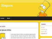 Blogger Template Bart Simpson