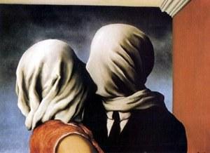 Gli amanti, da Magritte