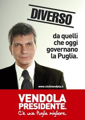 O tempora o mores. Vendola: 