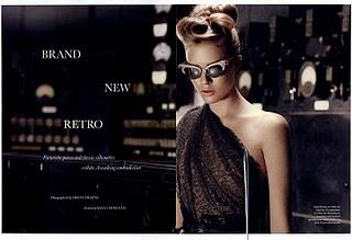 BRAND NEW RETRO... Julia Hedstrom by Karen Collins for UK Elle September 2010