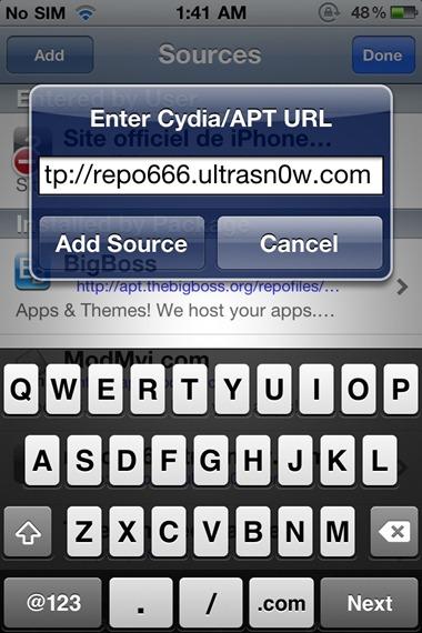 UltraSn0w: sbloccare la parte telefonica di iPhone 3G, iPhone 3Gs, iPhone 4