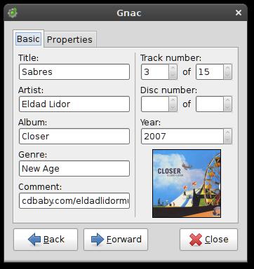Gnac applicazione  che ci permette di convertire file audio in diversi formati, tra cui MP3, Ogg Theora, FLAC, WAV ed altri.