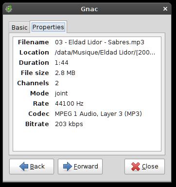 Gnac applicazione  che ci permette di convertire file audio in diversi formati, tra cui MP3, Ogg Theora, FLAC, WAV ed altri.