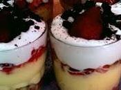 Bicchiere goloso doppia crema frutta