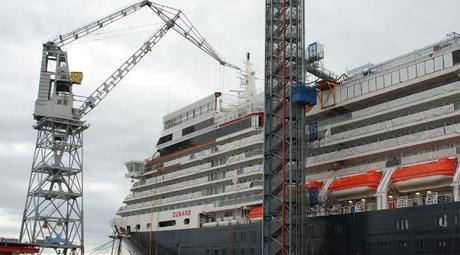 Queen Elizabeth under costruction