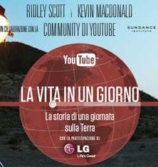 YouTube: ottantamila filmati a Ridely Scott e Kevin Macdonald per “La vita in un giorno”