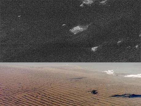 Le bizzarre dune di Titano