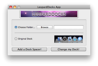 Personalizzare l'aspetto del Dock in Leopard e Snow Leopard