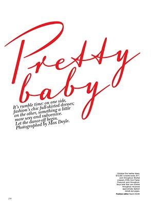 Catherine McNeil in Dolce & Gabbana su Vogue Australia Set 2010