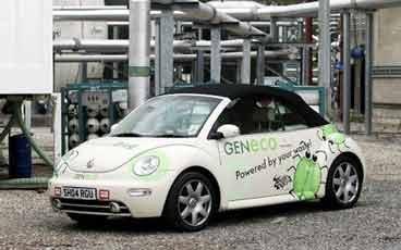 Bio-Bug l’auto che va a biogas prodotto dai depuratori delle acque di fogna