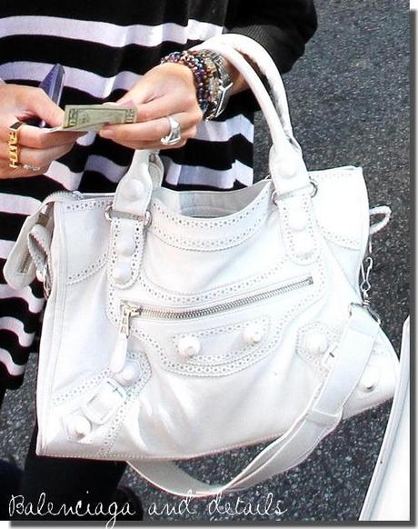 Stephanie Pratt: Balenciaga Covered Giant City in white