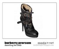 Burberry Prorsum Shearling Low Boots