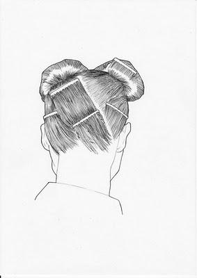 Drawing hair