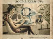 Sunday Creativity: Facebook, Twitter, Youtube Skype Vintage Retro